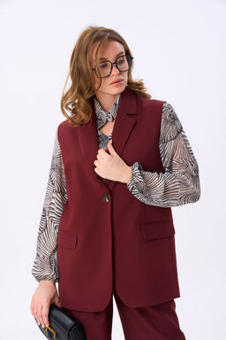 Жилет NIKVA н994-2 бургунди