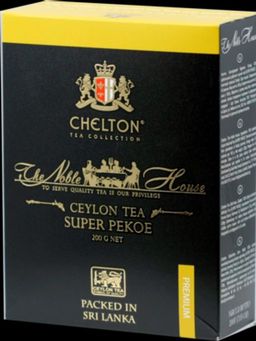 CHELTON. Благородный дом. Super Pekoe 200 гр. карт.пачка ШРИ-ЛАНКА