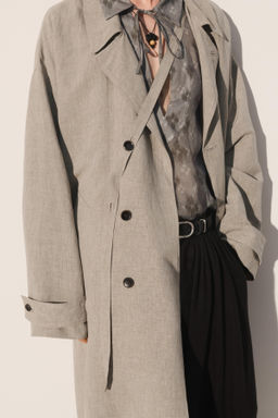 PARKA RELAXED FIT VISCOSA - LINO / Vis?n - Zara фото 4