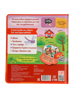 Книга с окошками "Мир вокруг меня!", 100 окошек