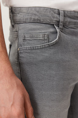 Gri Slim Fit Kot Sort TMNSS24SR00049