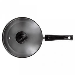 "Dream" Сковорода с антипригарным покрытием д26см, h5см, s3мм, стеклянная крышка (Россия)