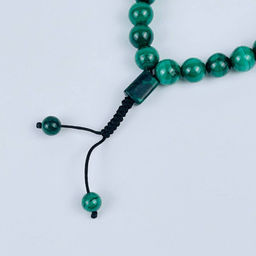 Четки буддийские "мала" из Малахита (27 бусин)