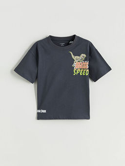Dinozor Bask?l? Erkek ?ocuk Ti??rt