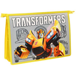 Папка пластиковая А4, на молнии, Трансформеры