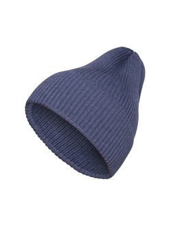 Шапка вязаная детская джинс