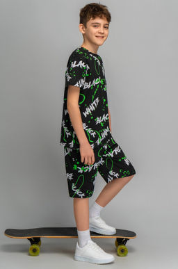 Хлопковый костюм для мальчика Happyfox