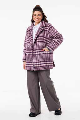 Пальто ANELLI 1525 цвет дымчатой орхидеи  фото 3