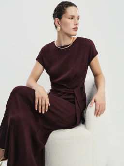 Топ с декоративным узлом и люрексом / Zarina