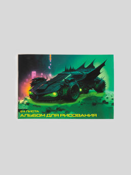 ACOOLA / Альбом для рисования, 24 листа на скрепке Kibers разноцветный