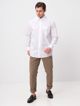 Сорочка мужская длинный рукав GREG 100/199/WHITE  фото 10