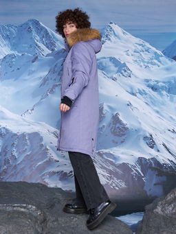 Женская зимняя мембранная парка Azimuth Глория 124/24006_7 Сладкий Лавандовый  фото 7