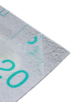 Ковролин самоклеящийся для пола и для стен, 300×300 мм, цвет светло – серый, 10 шт.