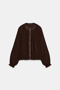 PLEATED ORGANZA JACKET - Zara фото 5