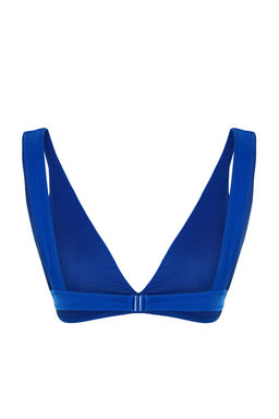 Saks Ucgen Cut Out/Pencereli Bikini Ustu TBESS20BU0202