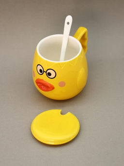 Кружка Cutie duckling, glasses, yellow (400 ml)