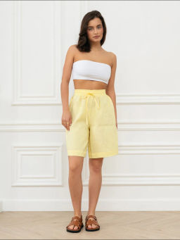 Шорты женские Лён-2 Светло-голубой - Modamica фото 26