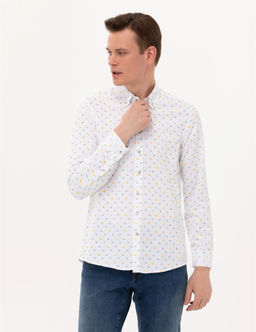 A__k Ye_il Slim Fit Uzun Kollu G_mlek - Pierre cardin фото 2