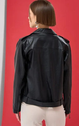 Куртка-косуха из эко-кожи - Tantino фото 9