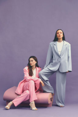 Брюки бананы из костюмной ткани - Mollis фото 4