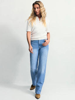 Джинсы straight с высокой посадкой / Zarina фото 2