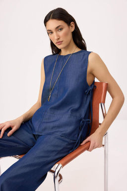 Mavi More Sustainable %100 Tencel Denim Bluz TWOSS26BZ00515