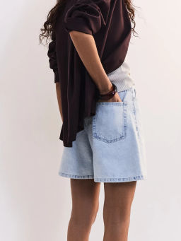 Джинсовые шорты А-силуэта ZR2605092321-100 / Zarina