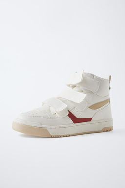 STRAP HIGH-TOP SNEAKERS - Zara фото 3