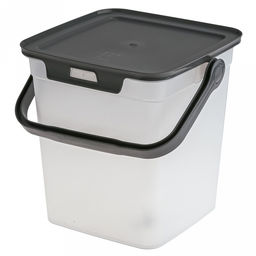 Контейнер для стирального порошка пластмассовый "Smart" 6,5л, 23,5х22х23см (Россия)