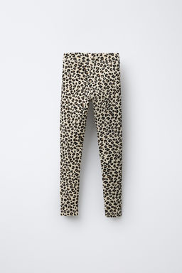 BASIC ANIMAL PRINT LEGGINGS - Zara фото 2