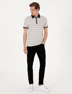 Siyah Slim Fit Jean Pantolon