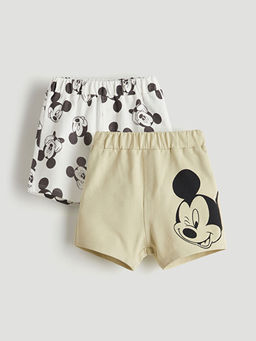 Mickey Mouse Bask?l? Erkek Bebek ?ort 2li
