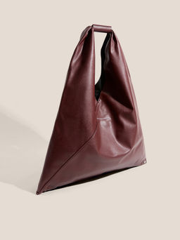Женский шоппер MM6 MAISON MARGIELA CLASSIC JAPANESE HANDBAG Артикул 4670099, коричнево-бордовый - Gerard henon фото 3