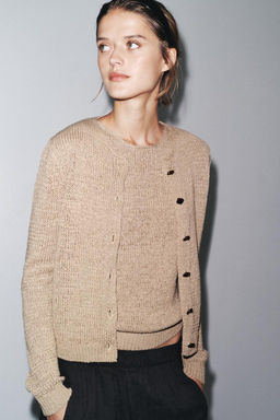 RUSTIC KNIT CARDIGAN - Zara фото 2