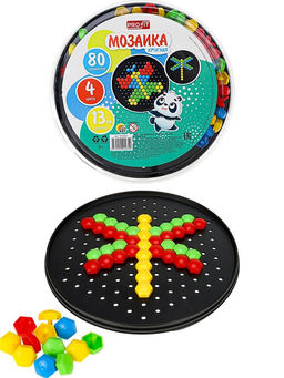 Мозаика диам. 13мм, 80 деталей (М-4434, Profit)