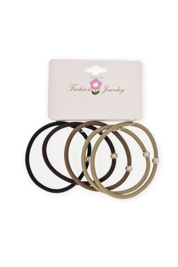 Резинки для волос 5 см (5 шт) SF-7809, ассорти №5 - Больше подарков фото 2