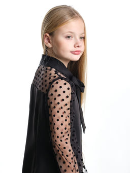 Платье для девочки праздничное нарядная форма детская одежда UD 7848 черный - Mini maxi фото 6