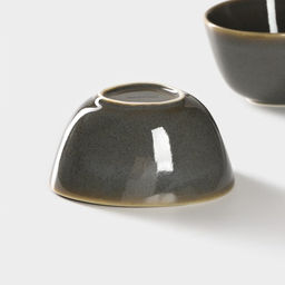 Набор салатников фарфоровых Magistro Fog, 2 предмета: 340 мл, серый  фото 4