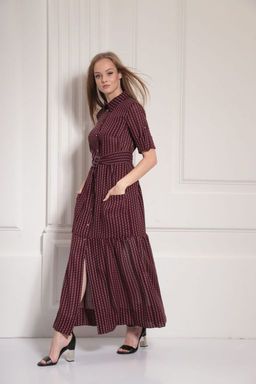 Платье AMORI 9477 вино  фото 2