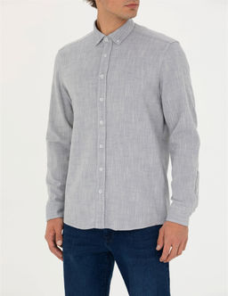 Mavi Regular Fit Uzun Kollu G_mlek - Pierre cardin фото 6