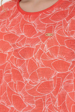 Женская футболка с цветком граната - U.s. polo assn фото 7