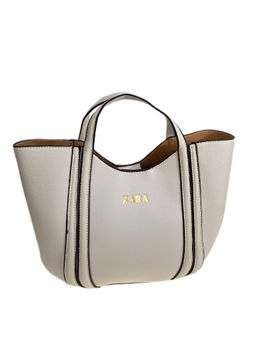 Женская сумка из искусственной кожи, цвет белый