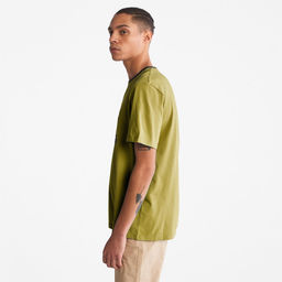Футболка Timberland T-Shirt Kennebec River Tree Logo Regular желтая фото 3