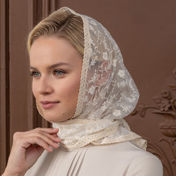 Косынка Кремовая нежность