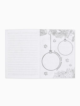 Цена за 10 шт. Блокнот детский с раскраской, А5, 8 страниц Новогодний робот