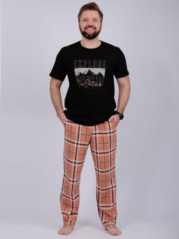 Пижама "Альпы 2" брюки, трикотаж