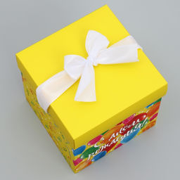 Цена за 2 шт. Коробка подарочная складная, упаковка, «С днем рождения», 15 х 15 х 15 см