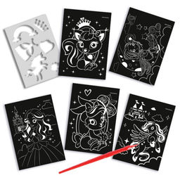 Блокнот-гравюра Замок принцессы, 10 листов, штихель - Школа талантов фото 16