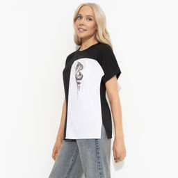 Футболка комбинированная, Ты в деле (snake) - Charutti фото 4