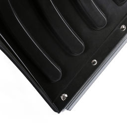 Лопата пластиковая, ковш 505 × 340 мм, с оцинкованной планкой, алюминиевый черенок, «Буран»